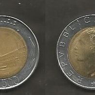 Münze Italien: 500 Lire 1985