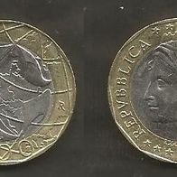 Münze Italien: 1000 Lire 1997
