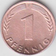 BRD 1 Pfennig 1966 F Bundesrepublik Deutschland aus dem Umlauf