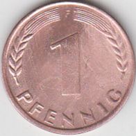 BRD 1 Pfennig 1970 F Bundesrepublik Deutschland aus dem Umlauf