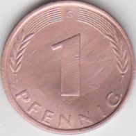 BRD 1 Pfennig 1975 G Bundesrepublik Deutschland aus dem Umlauf