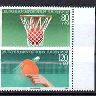 Berlin 1985 Mi. 732-733 * * Sporthilfe Postfrisch (pü3422)