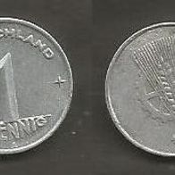 Münze Deutsche Demokratische Republik: 1 Pfennig 1948 - A
