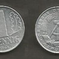 Münze Deutsche Demokratische Republik: 1 Pfennig 1964 - A