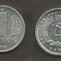 Münze Deutsche Demokratische Republik: 1 Pfennig 1985 - A