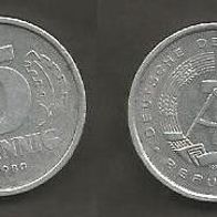 Münze Deutsche Demokratische Republik: 5 Pfennig 1980 - A
