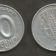 Münze Deutsche Demokratische Republik: 10 Pfennig 1950 - E