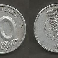 Münze Deutsche Demokratische Republik: 10 Pfennig 1949 - A