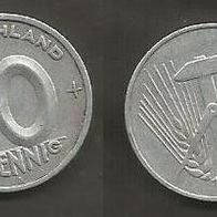 Münze Deutsche Demokratische Republik: 10 Pfennig 1953 - A