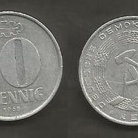 Münze Deutsche Demokratische Republik: 10 Pfennig 1965 - A
