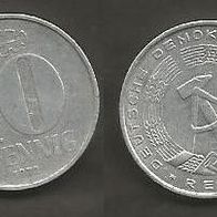 Münze Deutsche Demokratische Republik: 10 Pfennig 1972 - A