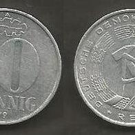 Münze Deutsche Demokratische Republik: 10 Pfennig 1979 - A