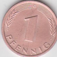 BRD 1 Pfennig 1978 G Bundesrepublik Deutschland aus dem Umlauf