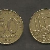 Münze Deutsche Demokratische Republik: 50 Pfennig 1950 - A