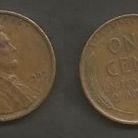 Münze USA: 1 Cent 1909