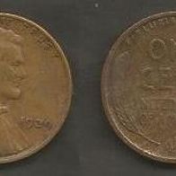 Münze USA: 1 Cent 1939