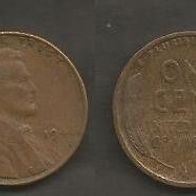 Münze USA: 1 Cent 1946