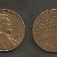 Münze USA: 1 Cent 1962 - D