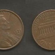 Münze USA: 1 Cent 1971 - D