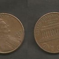 Münze USA: 1 Cent 1977 - D