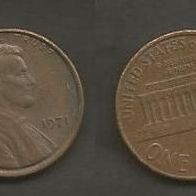 Münze USA: 1 Cent 1971