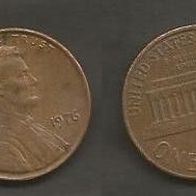 Münze USA: 1 Cent 1976