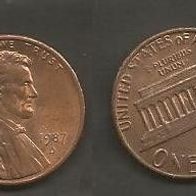 Münze USA: 1 Cent 1987 - D
