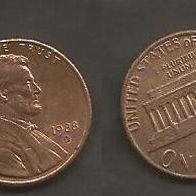 Münze USA: 1 Cent 1988 - D