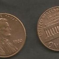 Münze USA: 1 Cent 1980
