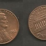 Münze USA: 1 Cent 1982