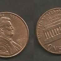 Münze USA: 1 Cent 1997 - D