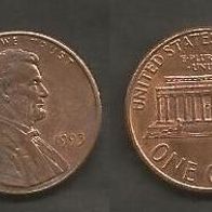 Münze USA: 1 Cent 1993