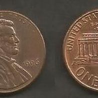 Münze USA: 1 Cent 1996