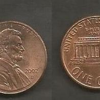 Münze USA: 1 Cent 2002 - D