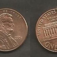 Münze USA: 1 Cent 2005