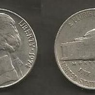 Münze USA: 5 Cent 1974