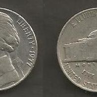 Münze USA: 5 Cent 1977