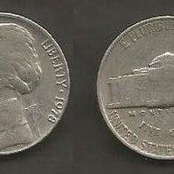 Münze USA: 5 Cent 1978