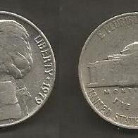 Münze USA: 5 Cent 1979