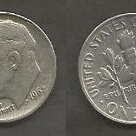 Münze USA: 10 Cent oder One Dime 1967