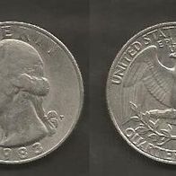 Münze USA: 0,25 oder Quarter Dollar 1983 - P