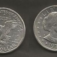 Münze USA: 1 Dollar 1979 - 60 Jahre Frauenwahlrecht - S