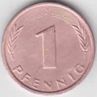 BRD 1 Pfennig 1983 J Bundesrepublik Deutschland aus dem Umlauf