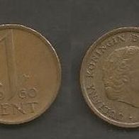 Münze Holland: 1 Cent 1960