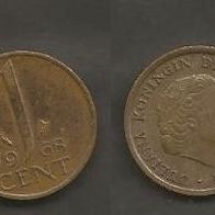 Münze Holland: 1 Cent 1968