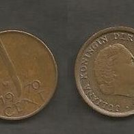 Münze Holland: 1 Cent 1970