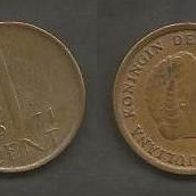 Münze Holland: 1 Cent 1971