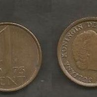Münze Holland: 1 Cent 1973