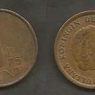 Münze Holland: 1 Cent 1975
