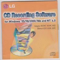 Recording Software CD für Win 95/98/2000/ ME und NT 4.0